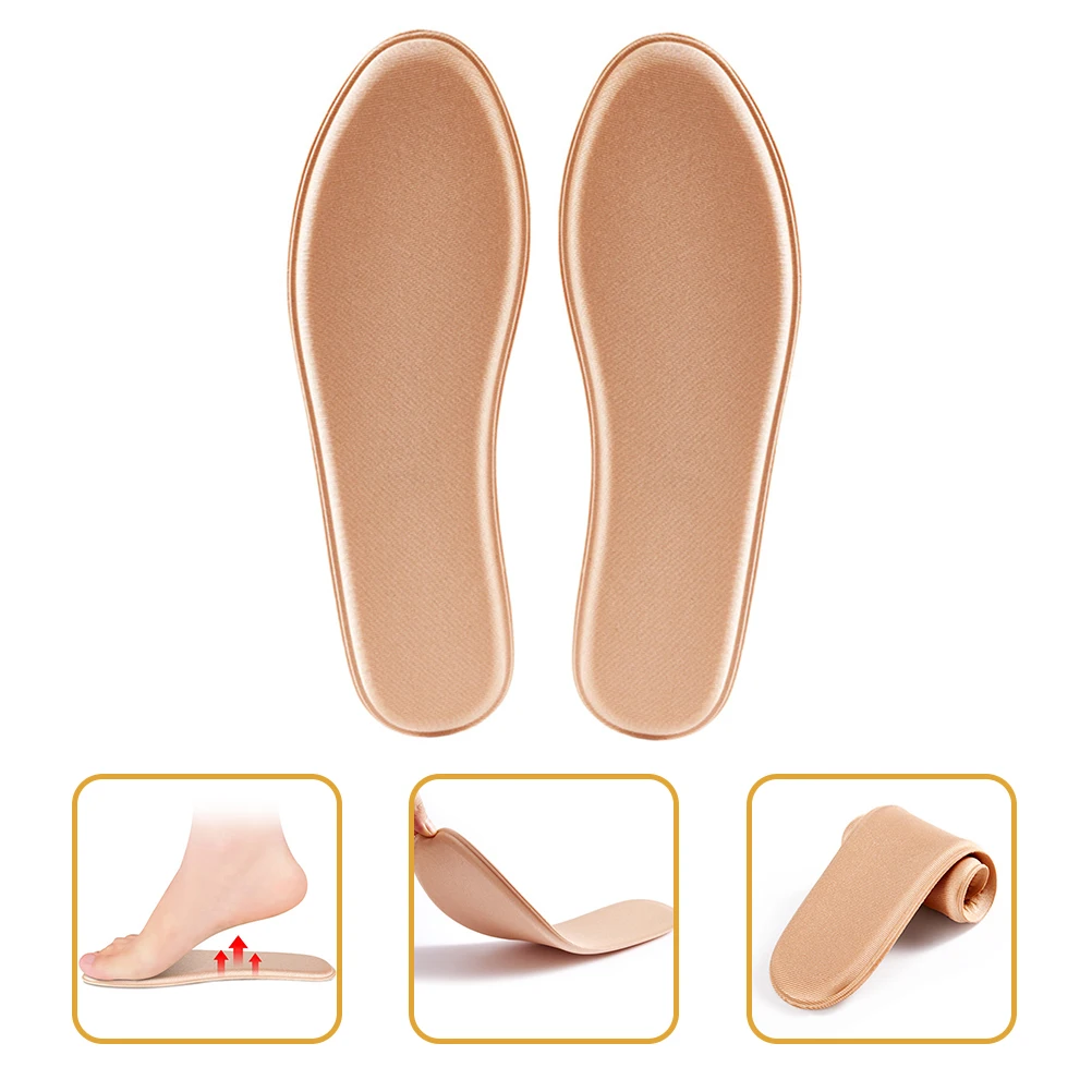 Plantillas transpirables, almohadillas de espuma viscoelástica, absorbentes de golpes, antideslizantes, lavables, aumento de altura, herramientas para el cuidado de los pies para zapatillas de deporte para hombres