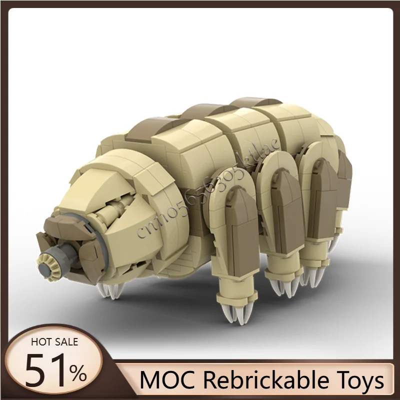 

685 PCS Hot Selling MOC Animal Series Mini Tardigrade Technology Building Block Model Children's DIY Assembly Toy Birthday Gifts
