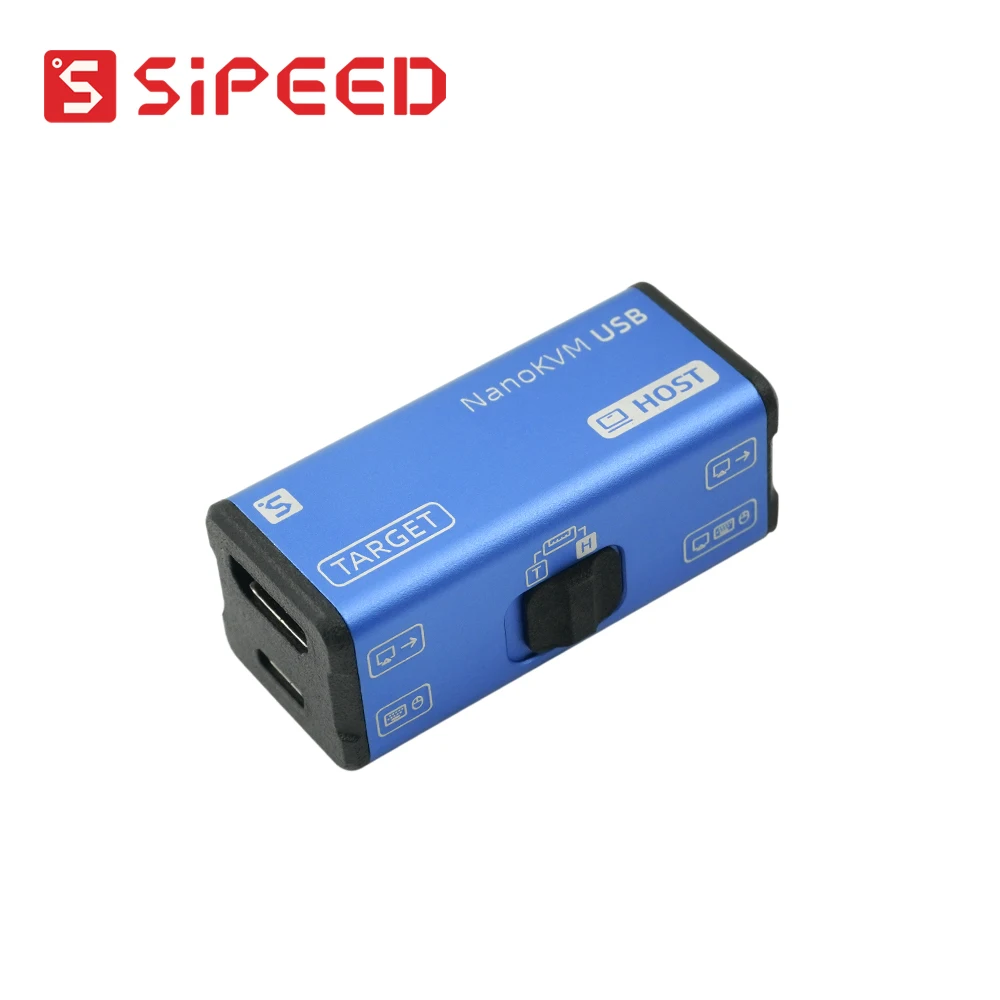 Sipeed NanoKVM-USB USB3.0 KVM Gabri IP Tarjeta de Captura HDMI Teclado Virtual Ratón Control Web HDMI Loop Out USB Switch