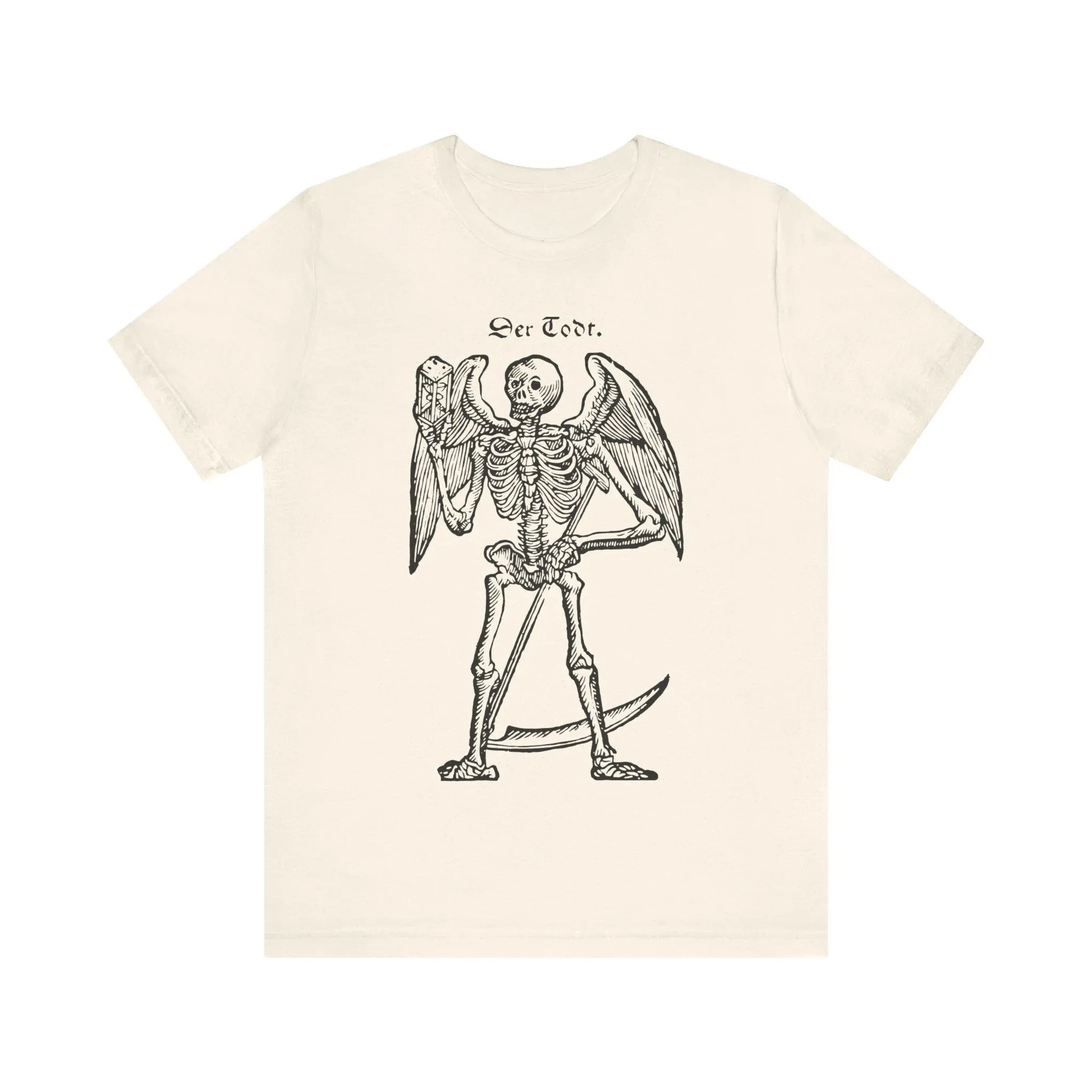 Der Tod Grim Reaper T-shirt Vintage Death Tshirt Gothic Shirt Memento Mori Dance of Death Creepy Skeleton Spooky Goth Top Unisex