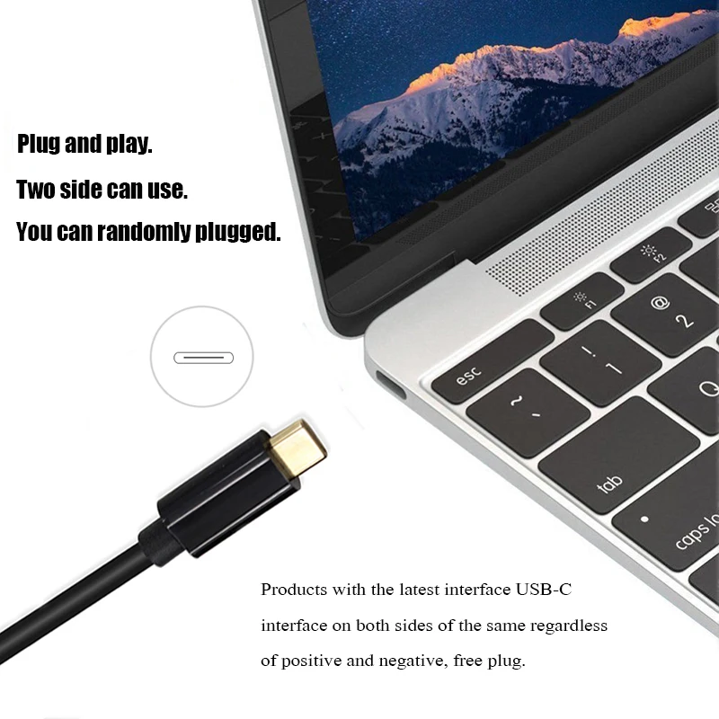 Adattatore cavo da USB C a HDMI 4K convertitore Video tipo c da USB 3.1 a HDMI 1.8M supporto Thunderbolt per huawei mate 20 macBook pro