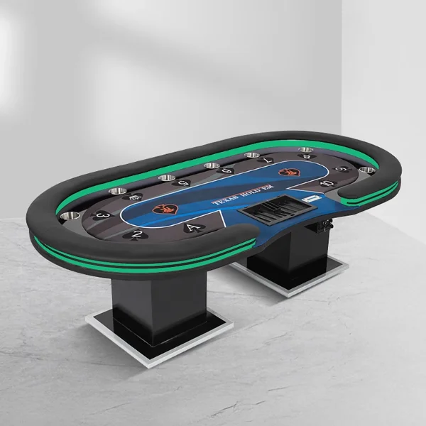 

260X135cm Texas Poker Table LED Light, A Variety of Desktop, Special Customized Table for Chess and Card Room Chips