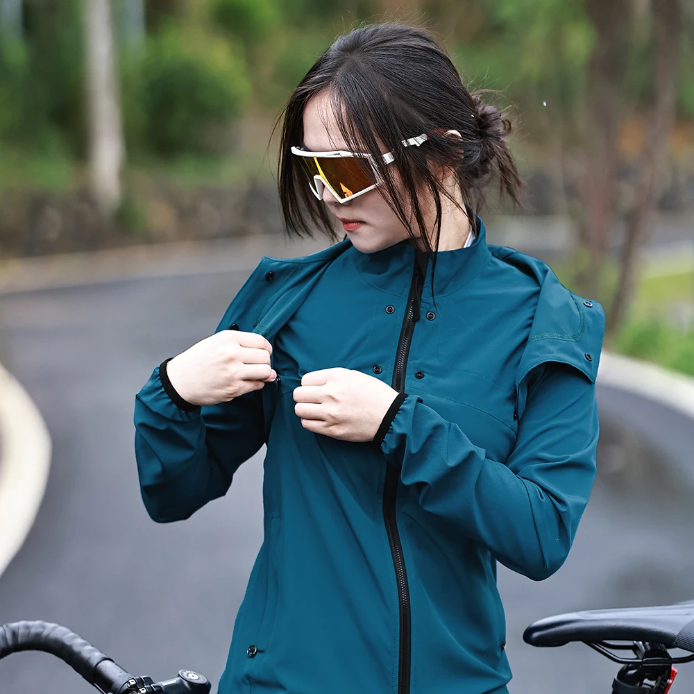 WOSAWE Womens Ultralight Cycling Jacket Anti-UV Windproof Cycling Jersey MTB Bike Windcoat Hiking Jacket Bicycle Clothes