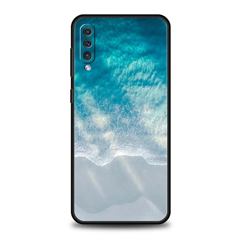 Etui na telefon Blue Sea Ocean Waves do Samsung A56 A36 A26 A24 A16 A14 A12 A32 A50 A70 A20E A22 A40 A34 A54 A42 A52 5G A06 Cover