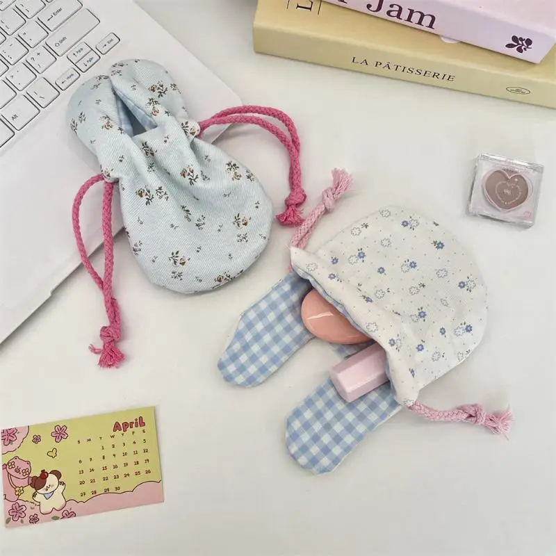 

Bunny Ears Drawstring Bag Cute Drawstring Gift Bags Mini Pouches For Kids Holiday Party Rabbit Gift Bags Holiday Decor