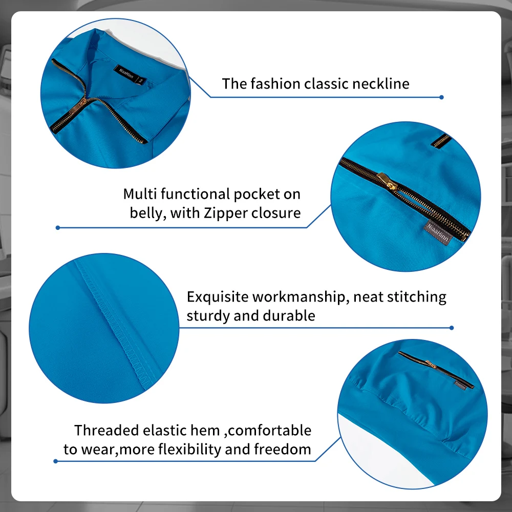 Uniforme d'infirmière extensible, Anti-rides, hauts à manches longues, ensemble pantalon de jogging, vêtements de travail pour médecin d'hôpital, vente en gros, vêtements de travail médicaux