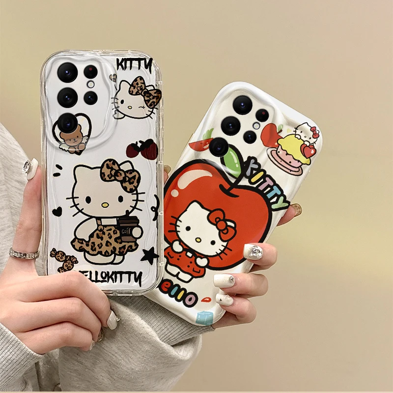 

Lovely Sanrio Hello Kitty Phone Case for Samsung Galaxy A50 A35 A34 A33 A32 A24 A23 A22 A13 A12 M55 M54 M35 M14 Shockproof Cover