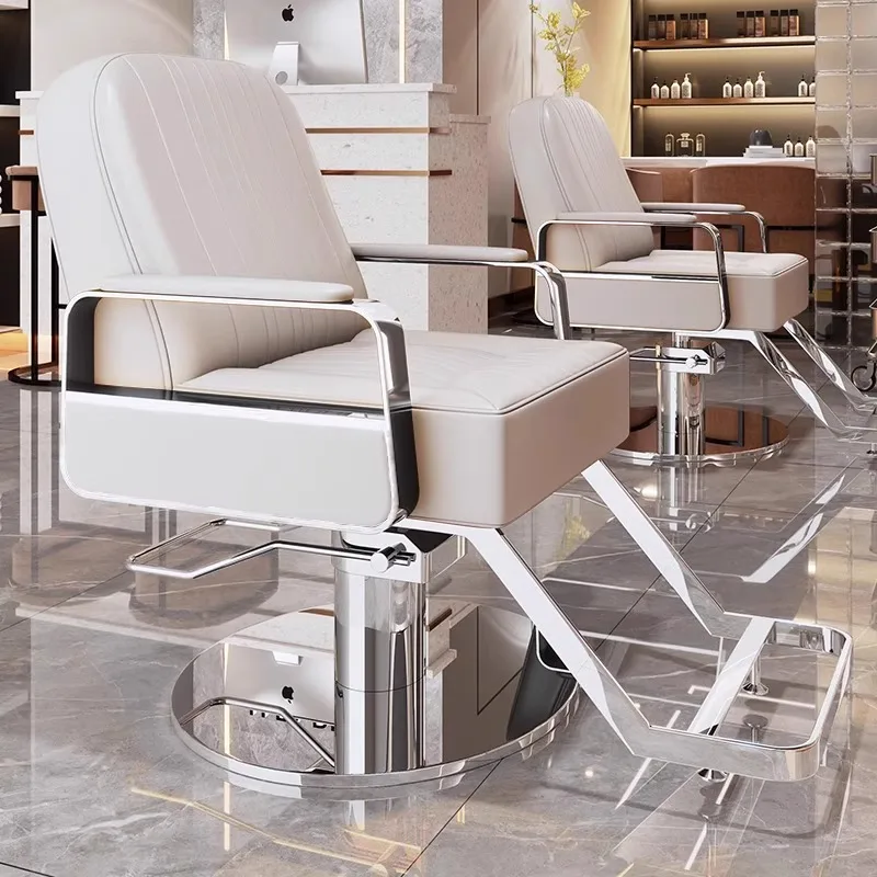 

Aesthetic Backrest Portable Adjustable Economic Barbershop Barber Chair Design High-quality Friseur Stuhl Barber Equipment