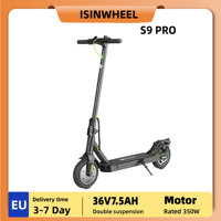 isinwheel S9Pro Adult Electric Scooter 350W Motor City Escooter 36V 7.5Ah Battery 8.5 Inch Tire E-Scooter