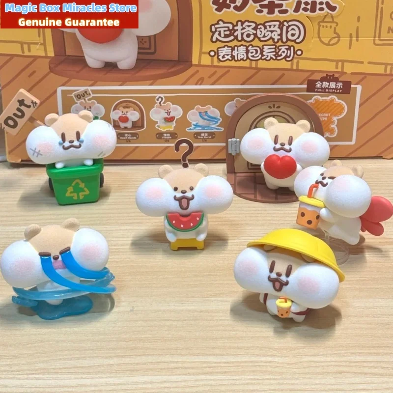 

Instock Plzdot Milk Tea Mouse Frozen Moment Series Mini Blind Box Desktop Decoration Lovely Decoration Mystery Box Girl And Kids