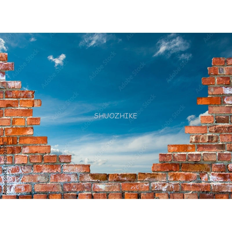 SHUOZHIKE Texture Of a Perfect Black Brick Wall con crepe e difetti fotografia sfondo fondali per Studio fotografico Prop QZ-02