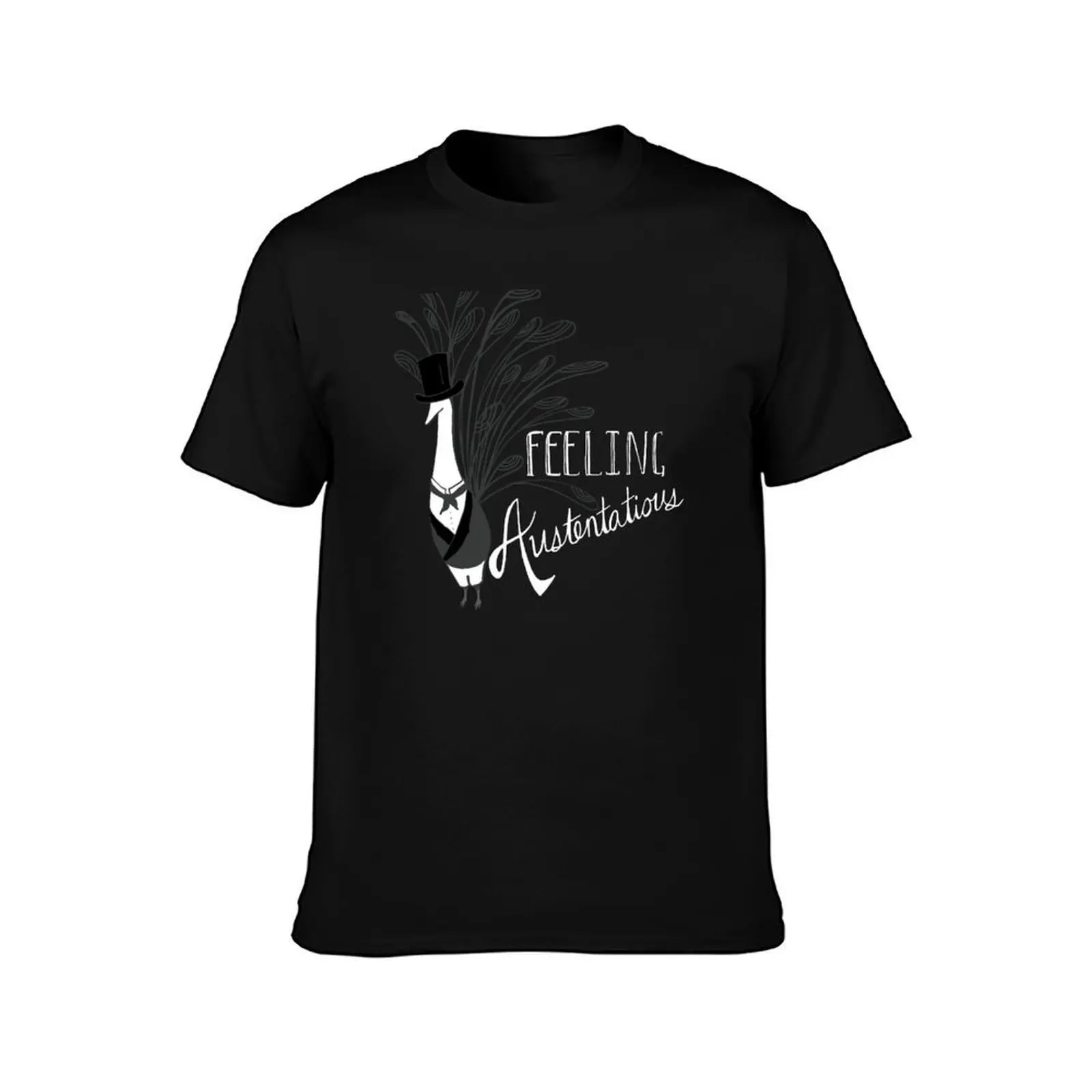 Peacock & Prejudice T-Shirt, Summer Casual Cotton Tee, Oversized Streetwear Tops, Vintage Graphic Print, Loose Fit Short Sleeve