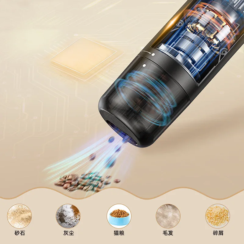 เครื่องดูดฝุ่นในรถยนต์แบบกําหนดเอง P10 เครื่องดูดฝุ่นในรถยนต์แบบพกพาขนาดเล็กแบบพกพาไร้สายขนาดเล็กแบบเป่าดูด