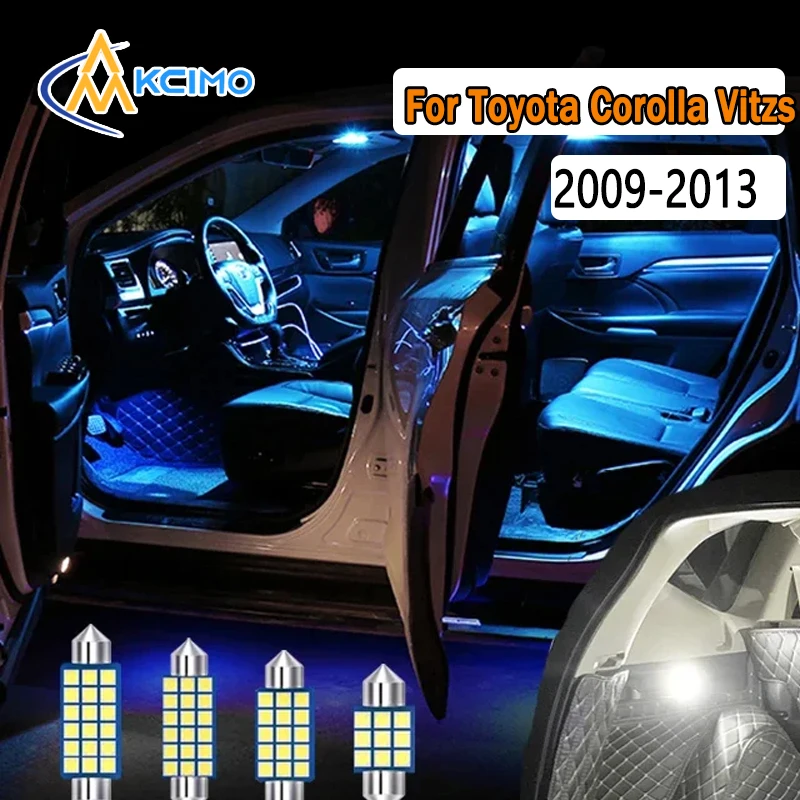 

Canbus LED Interior Light Kit For Toyota Corolla Altis 2009-2013 Super Bright Dome Map Door Lights Easy Install Bulbs Set