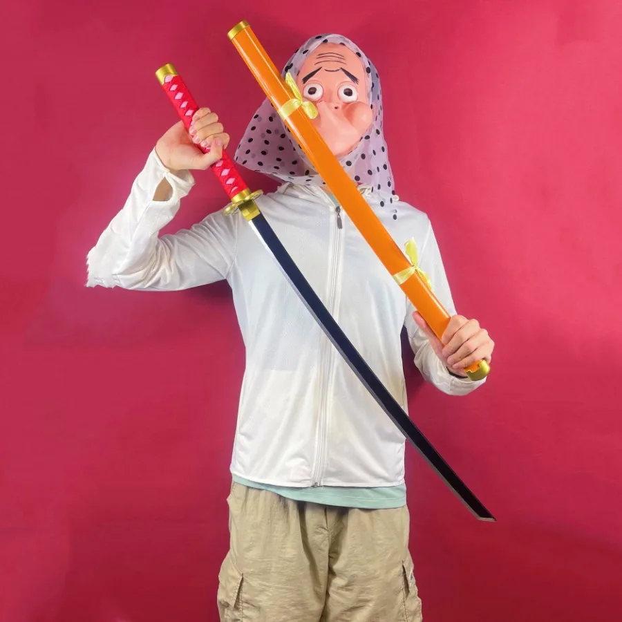 

40 дюймов Roronoa Zoro Katana Kikunojo Sword Аниме Косплей Опора Ниндзя Нож Реальный Размер Японская Катана Оригинальная Самурайская Сабля Игрушка