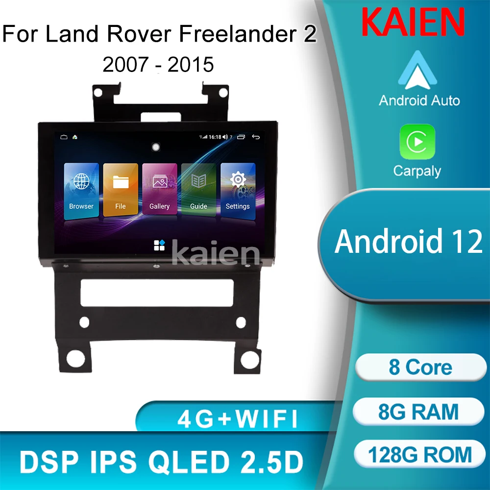 

Автомагнитола KAIEN для Land Rover Freelander 2 2007-2015 Android с GPS-навигацией, автомобильное радио, DVD, мультимедийный видеоплеер, стерео Carplay 4G