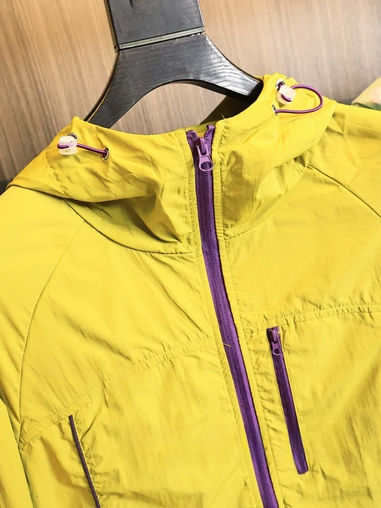 Outdoor Men's Ultra-Thin Quick-Drying Sun-Protective Jacket with Hood Waterproof Technology Breathable Fashionable Summer Wear