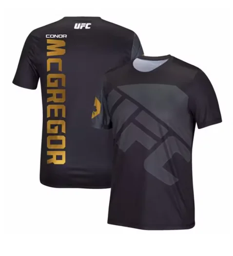 

Brand-new Men's UFC Running T-shirt Fitness and Sports Fashion Jersey Gym Training T-shirt Breathable Jogging Casual Neutral Top