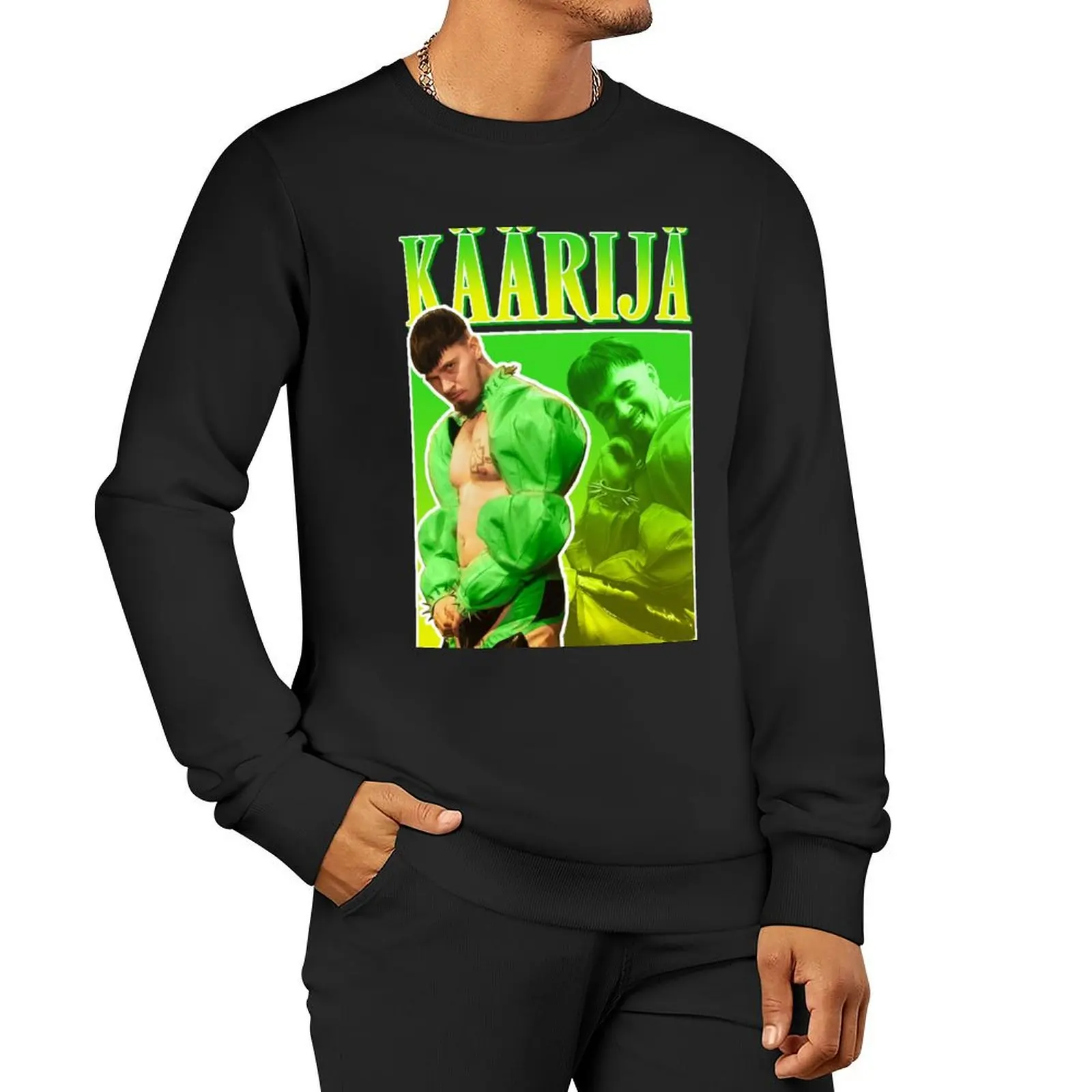 

Krij Cha Cha Cha Eurovision 2023 Finland Y2K Kaarija Sweatshirt men clothes aesthetic clothing mens clothes new sweatshirt