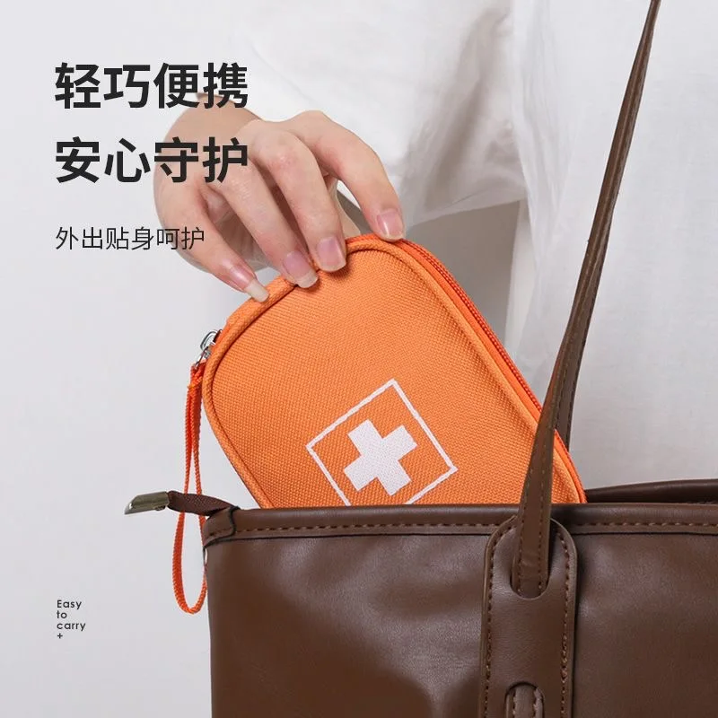 Portable Medicine Bag Cute First Aid Kit Medical Emergency Kits Organizer Outdoor Household Medicine Pill Storage Bag Travel