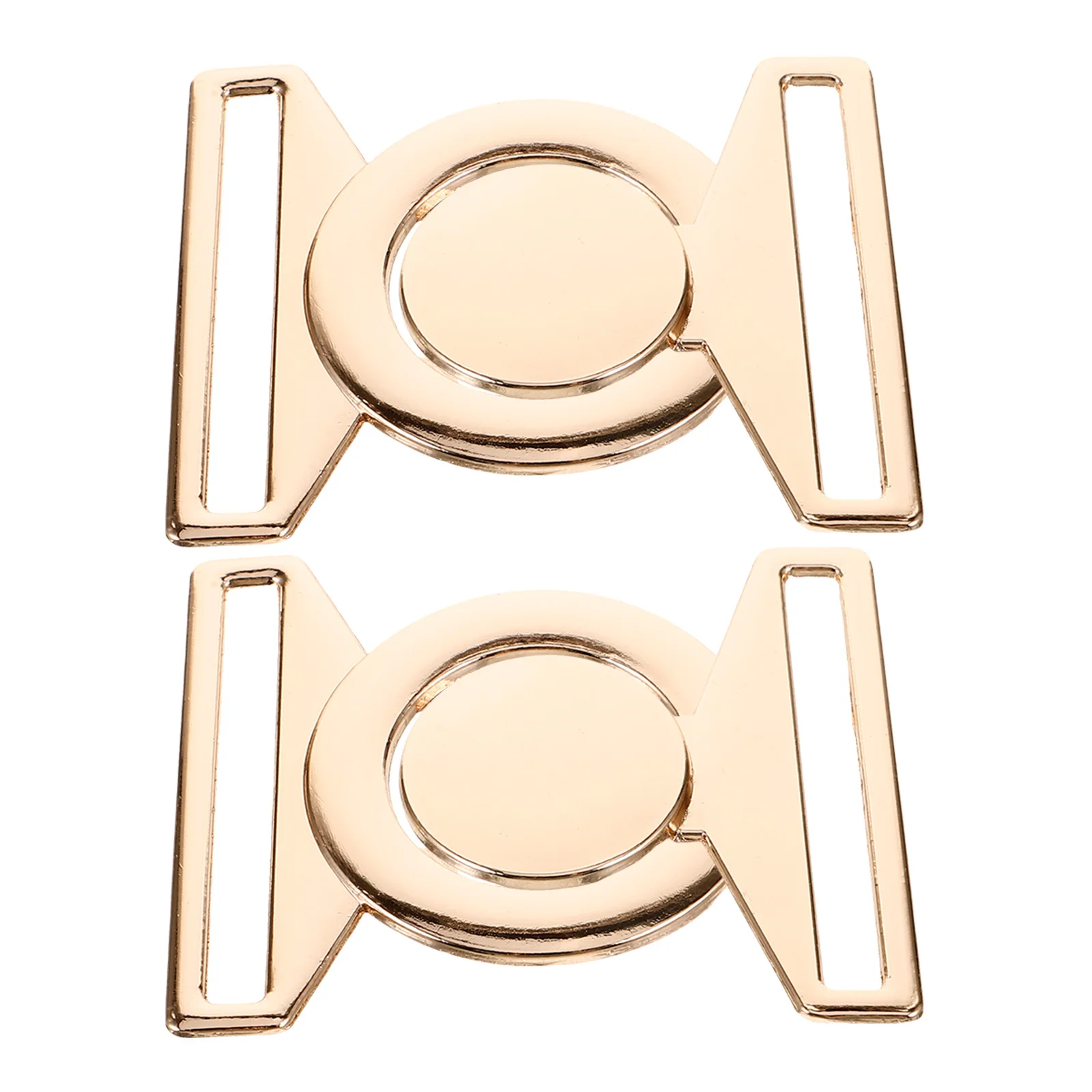 2 قطعة مشبك تبديل ذهبي قفل معدني متين للمناسبات الرسمية غير الرسمية الملابس حزام خصر مشبك إغلاق معدني ل المعطف #1