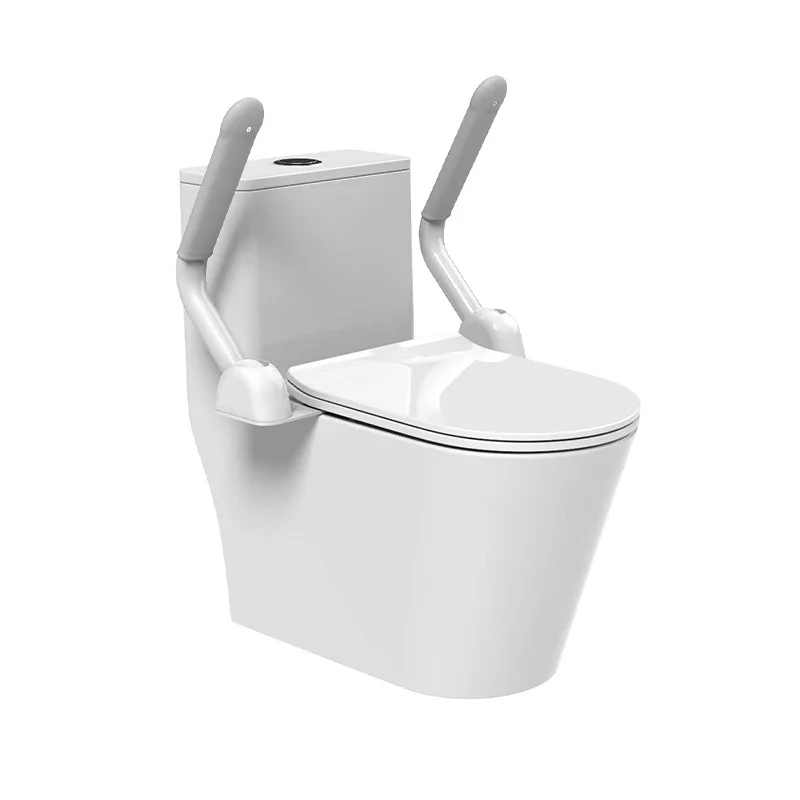 Apoio de braço dobrável e antiderrapante sem instalação, corrimão de segurança para idosos e crianças, barras de apoio para vaso sanitário