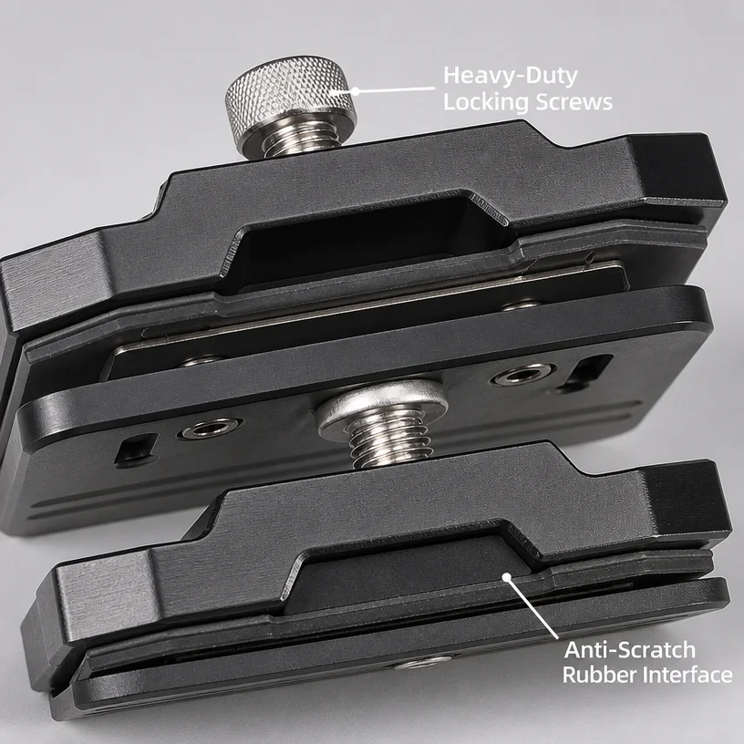 Universal Aluminum Car Hood Clamp Mount Bracket Engine Cover Light Holder For LED Work Light Auto Modification Parts