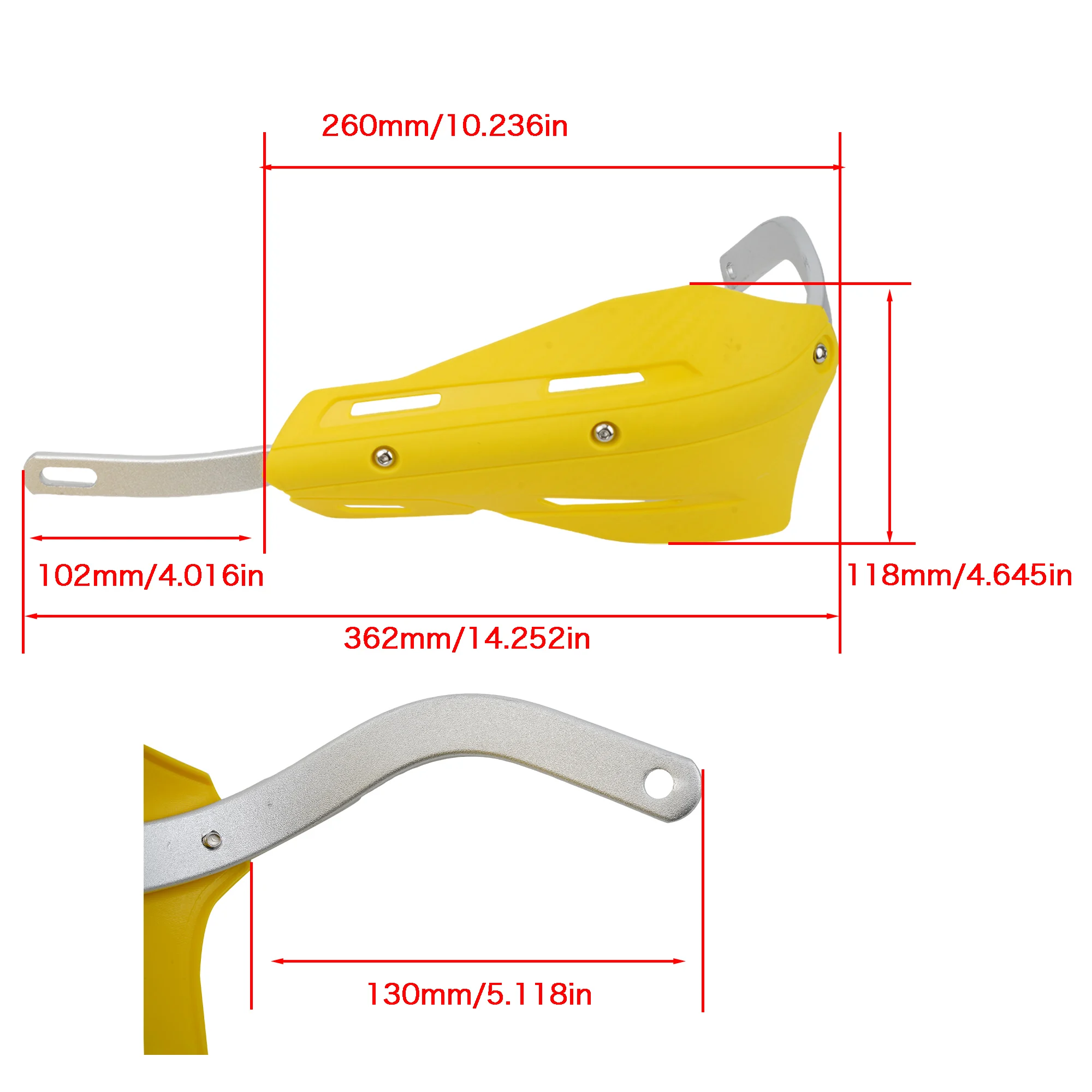 Enduro Motocross Hand Guard Cover For Yamaha KTM EXC SXF KLX KXF YZF 250 300 350 Parts Dirt Bike Motorcycle Handlebar Protection - Image 2
