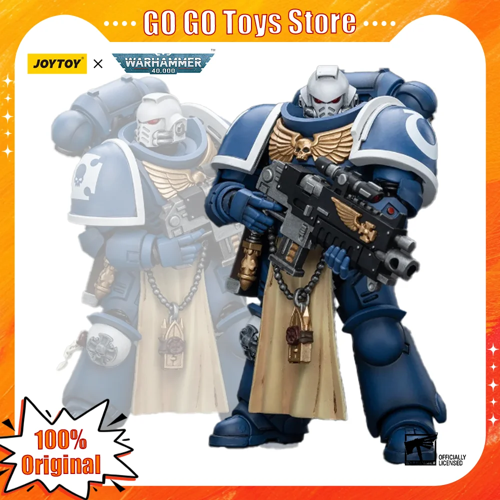 

[Предпродажа] JOYTOY Warhammer 40k, коллекция экшн-фигурок, игрушка Ultramarines Sternguard, ветеран с подвижной моделью шарнира винтовки болта