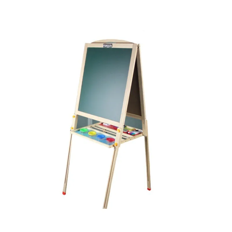 Montessori Holz Hebe doppelseitige Tablet Magnetische Malerei Große Zeichenbrett Sensorischen Spielzeug kinder Magische Tafel Geschenk