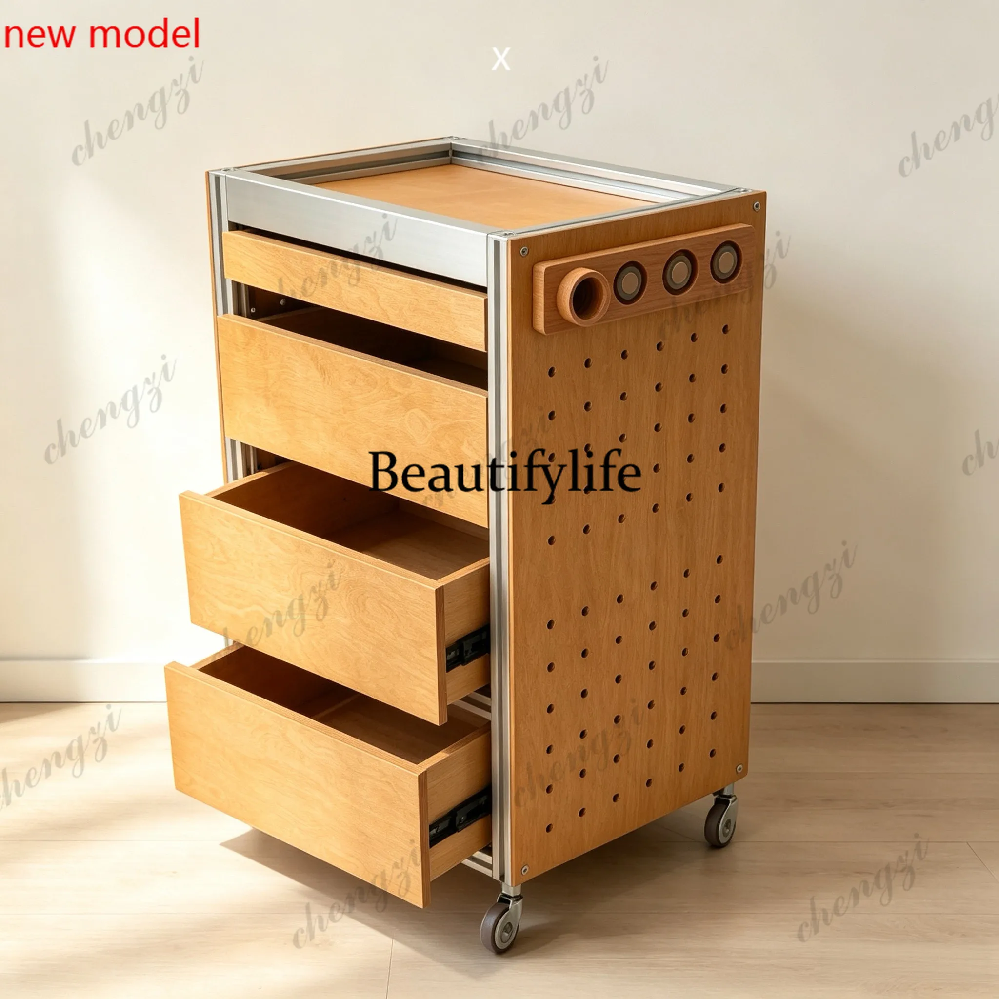 DD182Modern simple mobile car, mobile edge several multi-functional magazine cabinet restaurant trolley