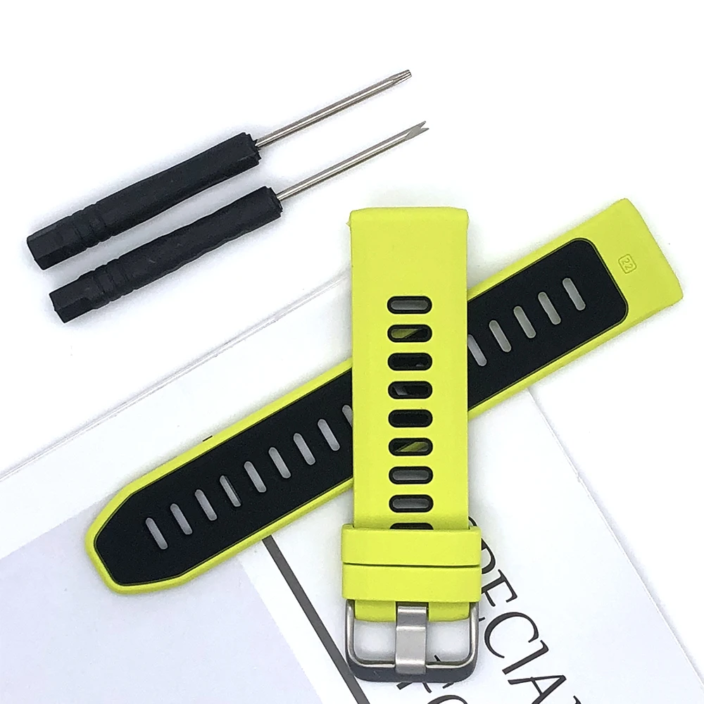 حزام ساعة ذكية لـ Garmin Forerunner 970 لونين سيليكون Forerunner 965 955 945 935 سوار معصم ناعم وقابل للتنفس