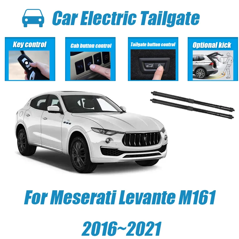 

Car Power Trunk Lift Electric Hatch Tailgate Strut Auto Rear Door Actuator For Meserati Levante M161 2016~2021 Silently