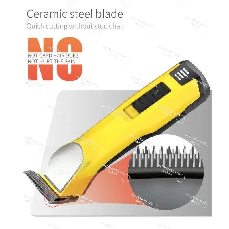 Professional Cordless Rechargeable Animal Haircut Fader with Charging Dock for Extra Batteries Upgrade