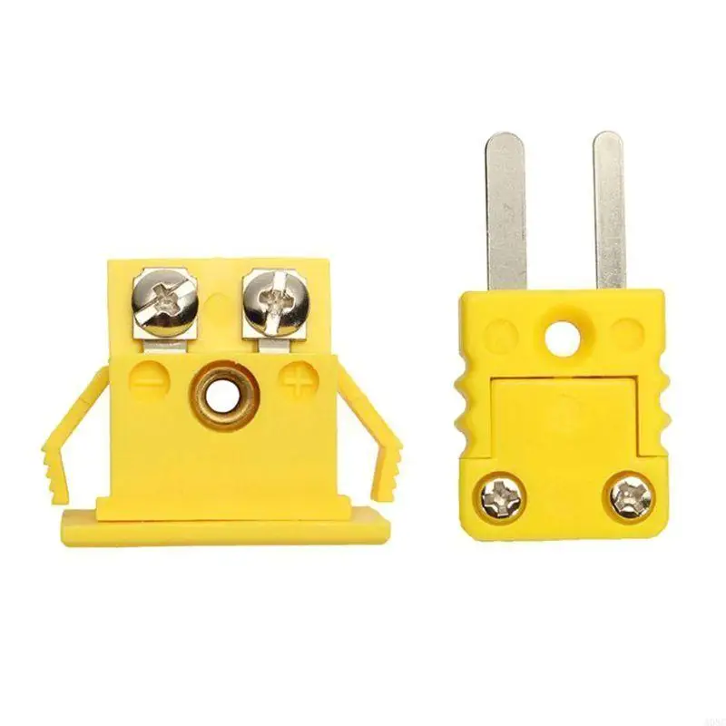 Soquete miniature jact A0NC para plugue conector termopar miniatura (amarelo)
