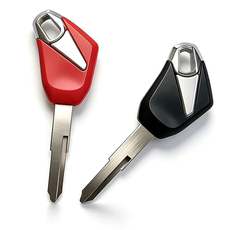 10pcs Motorcycle Blank Key For Kawasaki Z250 SL Z400 650 Z800 Z900 Z1000 ZX-6R 636 Uncut Anti Installation Available Theft Chip