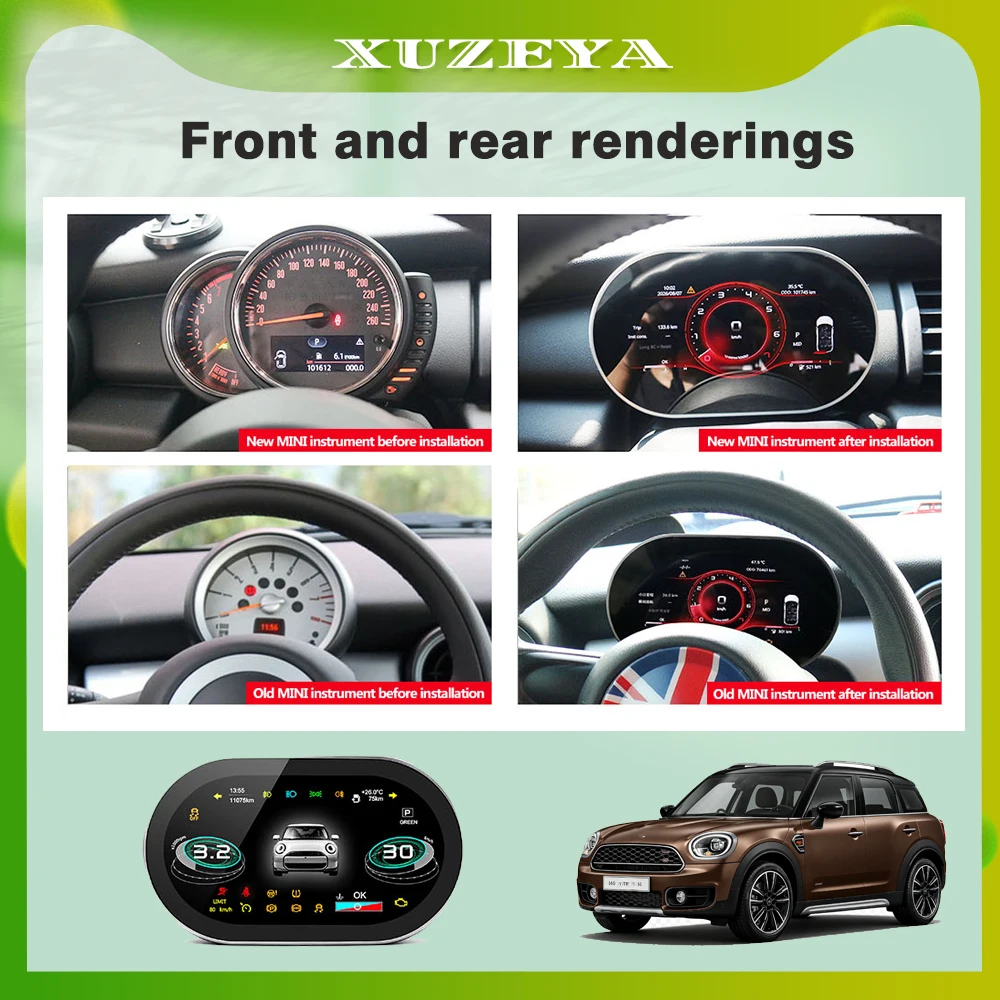 Digital Instrument Cluster For BMW MINI R55 R56 R57 R58 R59 R60 R61 F54 F55 F56 F57 F60, Speedometer Cluster,Virtual Cockpit