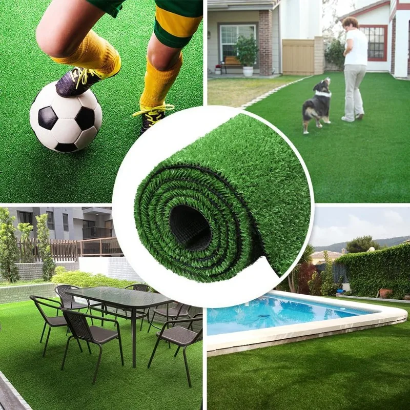 Artificial Grass Turf Lawn 5 FT x8 FT(40 Square FT), Realistic Synthetic Grass Mat, Indoor Outdoor Garden Lawn Landscape