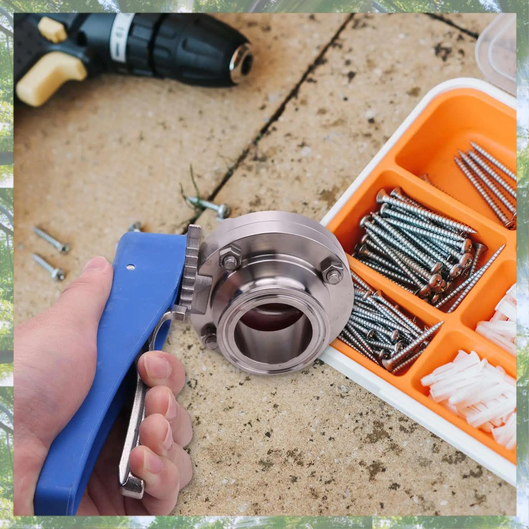 Premium-1-1/2 Inch 38Mm SS304 Stainless Steel Sanitary 1.5 Inch Tri Clamp Butterfly Valve Squeeze Trigger For Homebrew Dairy Pro