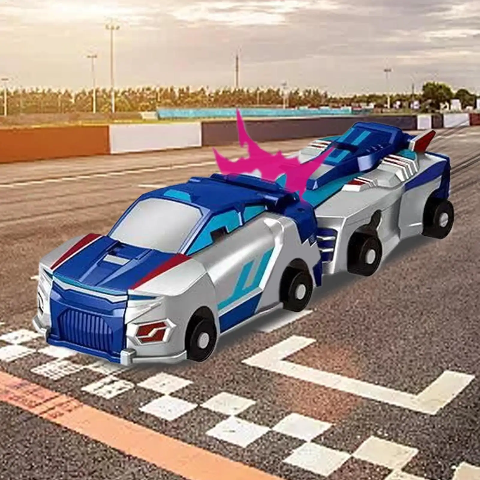 Colisión que transforma el dinosaurio coche de juguete magnético dinosaurio TransformersCar se transformar en los dinosaurios divertido que transforma los coches