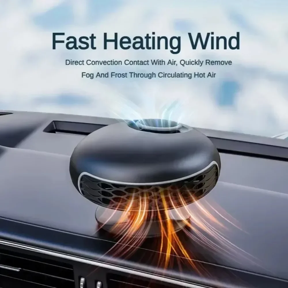 12V 24V Car Heater Fan Electric Heater Auto Warmer Defroster Demister Portable Fast Heating Low Energy Plug and Play