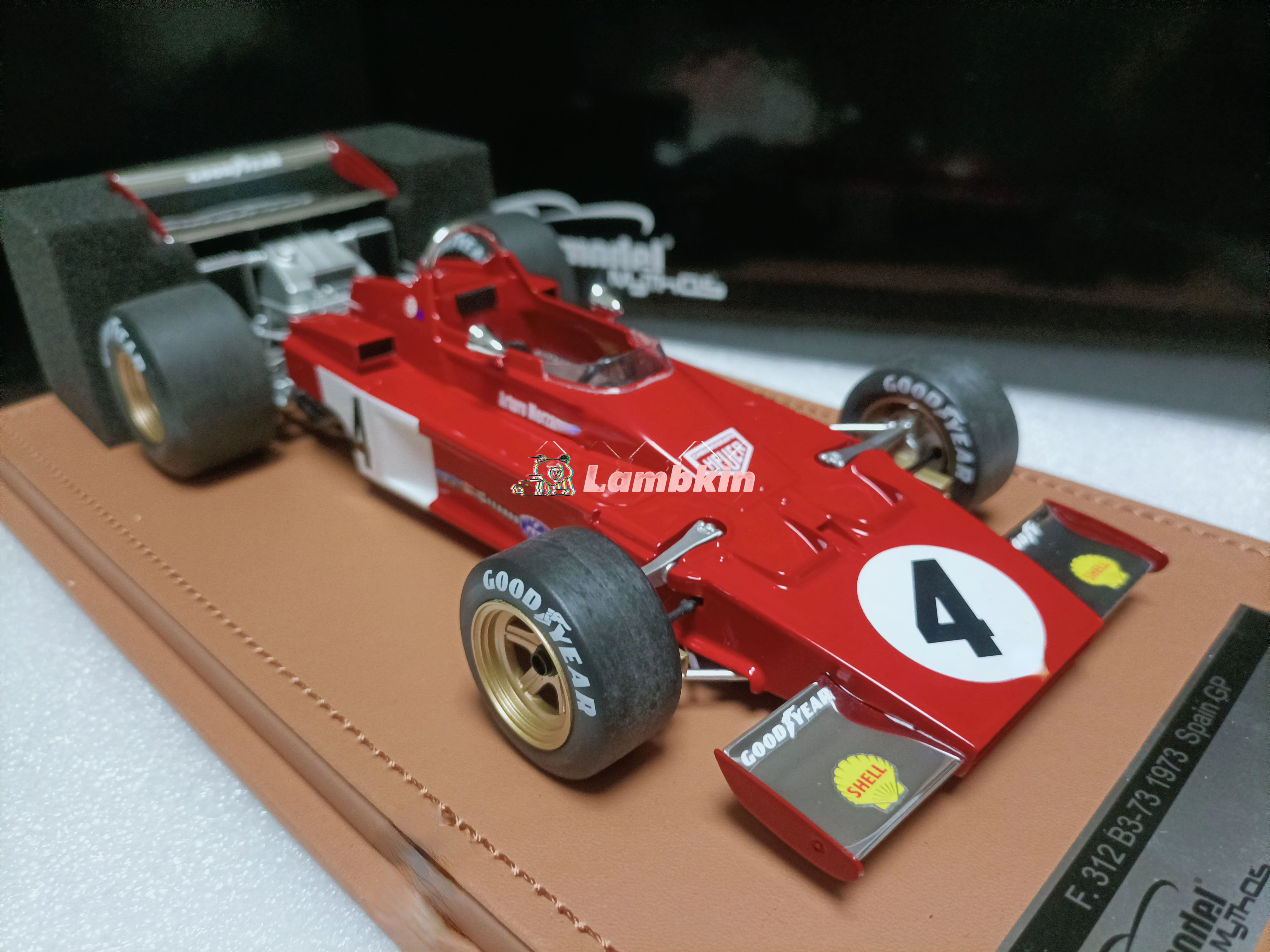 

Tecnomodel масштаб 1:18 Смола 1973 F312 Гоночные Игрушки Автомобили Модель классика сувенир для взрослых Коллекция подарков статический дисплей