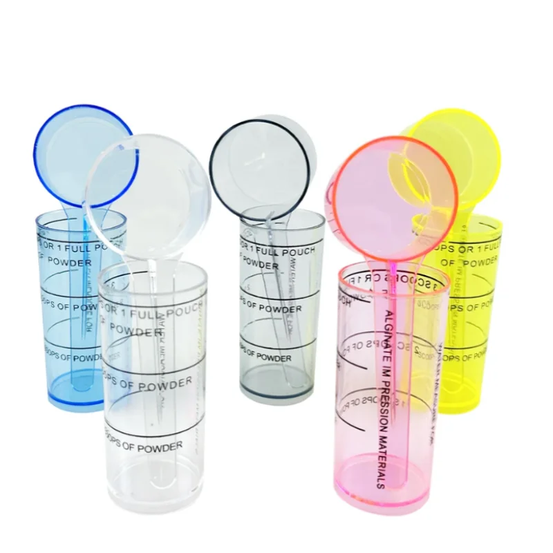 Dental Alginate Spoon Measuring Scoop Dental Lab Oral Impression Material Liquid Powder Mixing Cup Surveying Tools