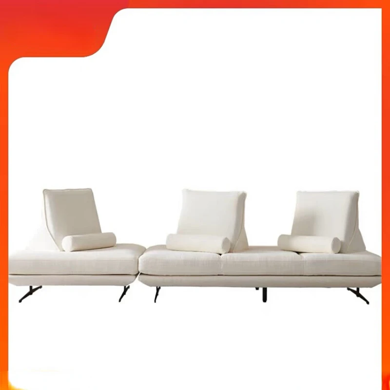 

Double sided armless technology fabric directly arranged Italian light luxury sofa