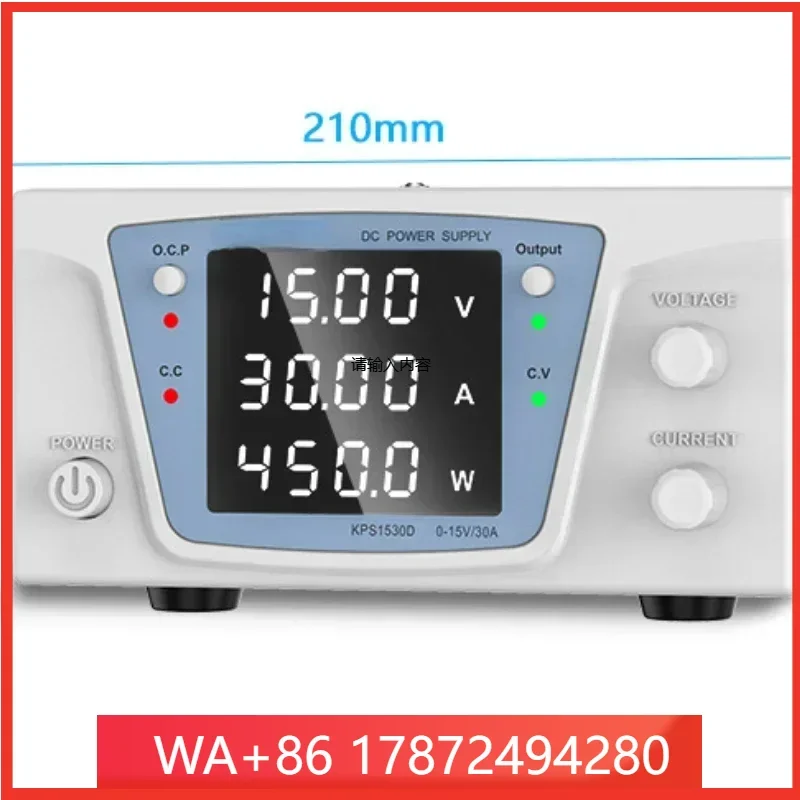 Suitable For High- Adjustable DC Regulated Supply 30v60v100v20a50a Aging Repair Electroplating
