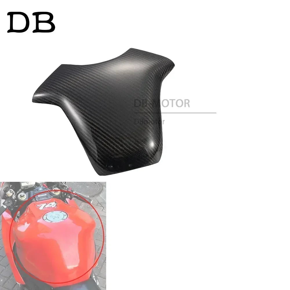 

Подходит для Honda CBR 1000RR 2004-2007 2005 2006, защита из настоящего углеродного волокна для мотоцикла, крышка топливного бака для газа