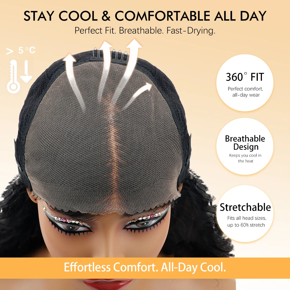 Peruca de Cabelo Humano Cacheado Birmanês de 18-46 Polegadas, Frontal de Renda HD 13x4, Densidade 200, Peruca Frontal de Renda 13x6 para Mulheres