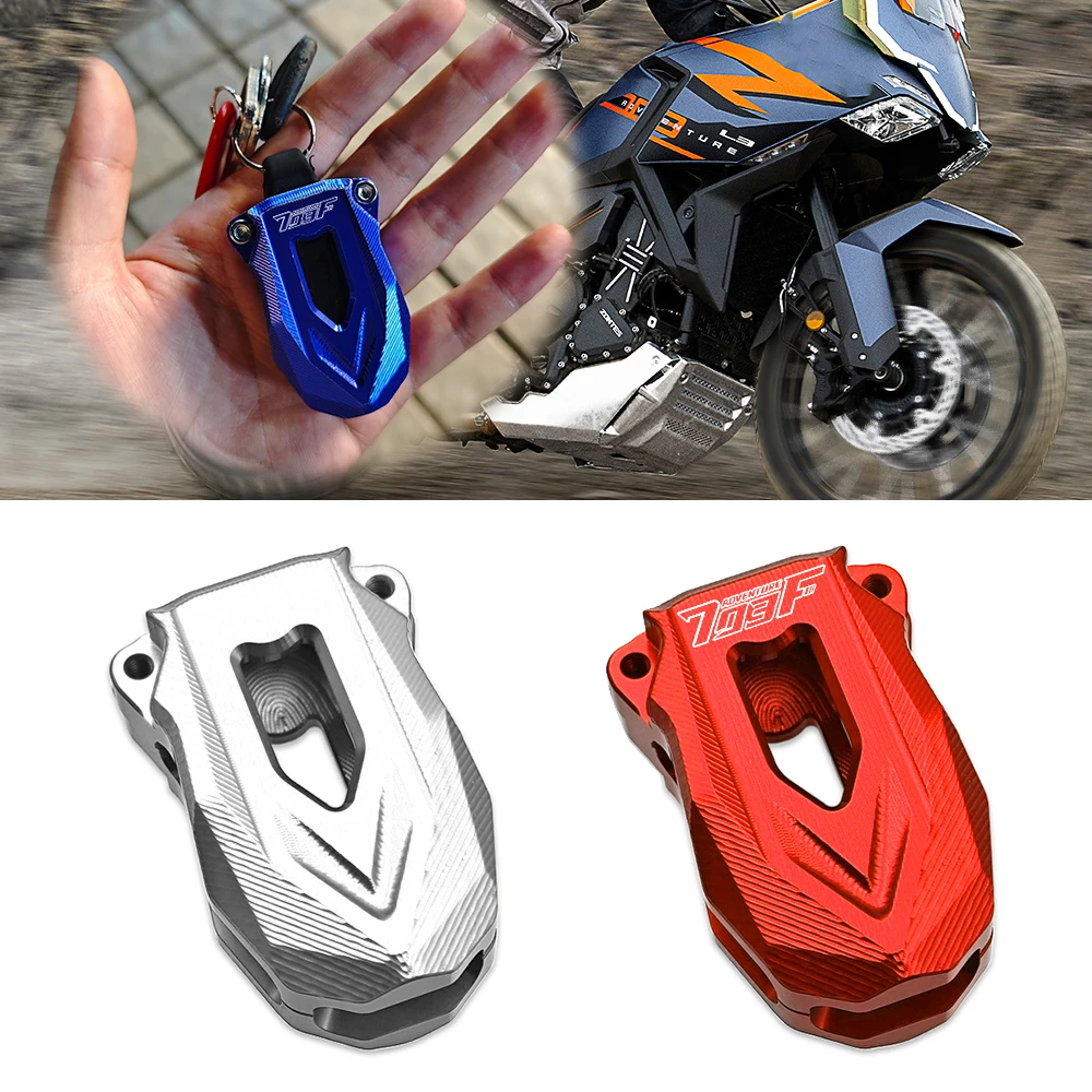 For Zontes 703F ZT703F 703T 2023-2025 Motorcycle CNC Aluminum 703F Key Case Key Protective Shell Remote Control Protective Cover