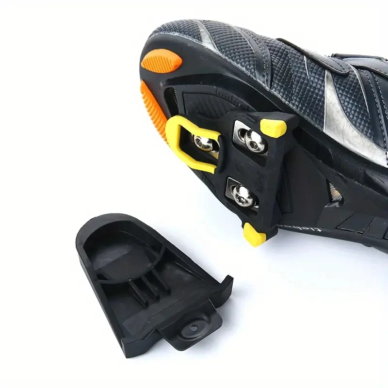 1 pair of thickened wear-resistant silicone protective covers, suitable for bicycle mountain and road bike clamping shoes, cycli image 2