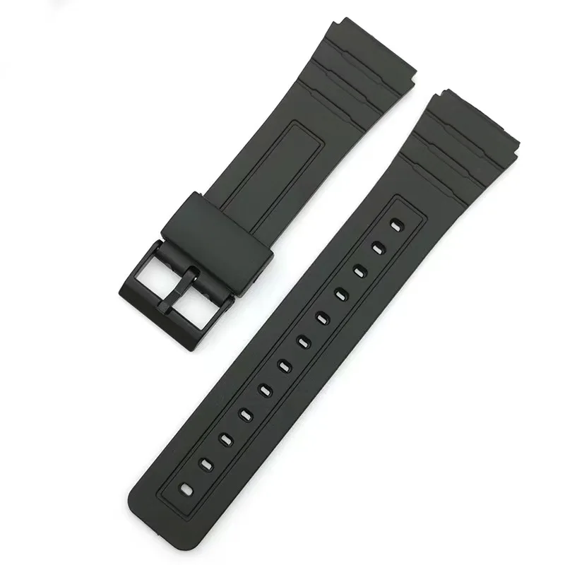 Compatible with F-91W watch black universal boss strap accessory